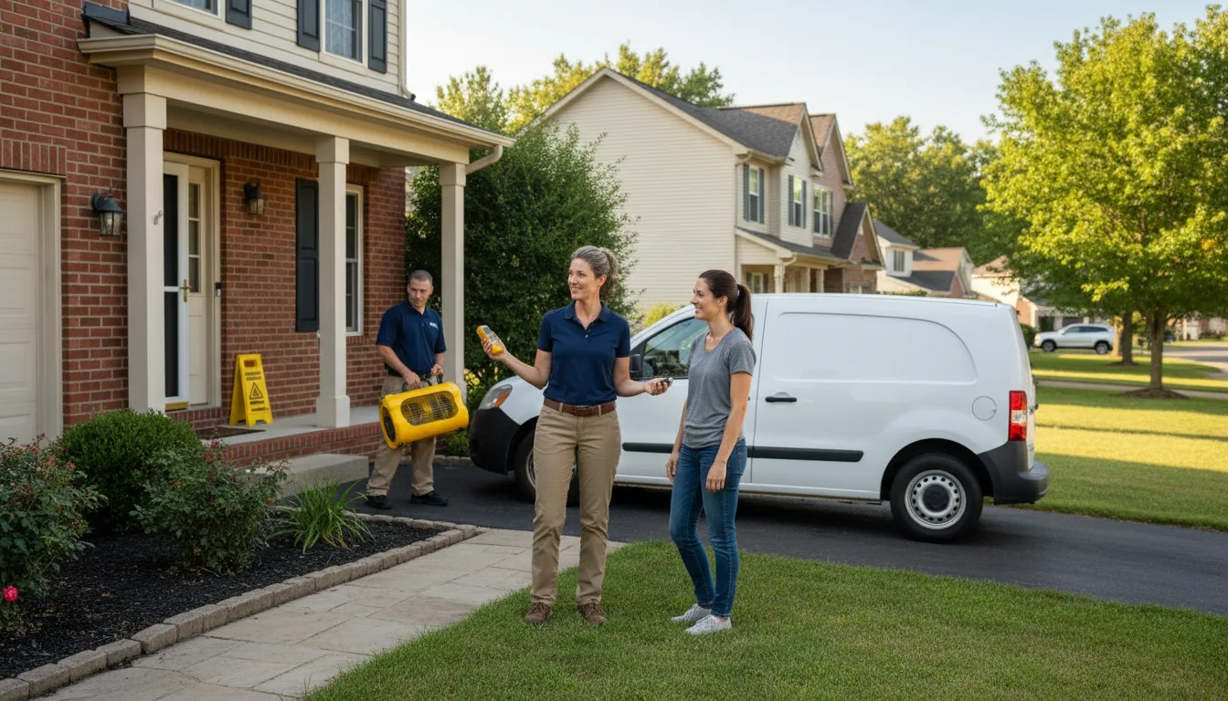 Water restoration image for Water Damage & Restoration Services in Dennison, MN